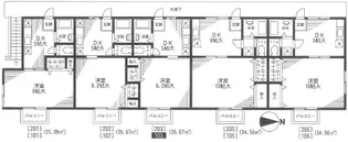 メゾン・ジュルビアン【1階】の間取り