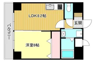 ソルトシティ浜松【9階】の間取り
