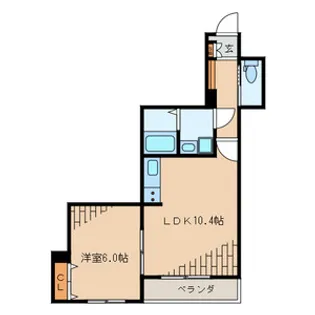 ゲラーデ目白台【1階】の間取り