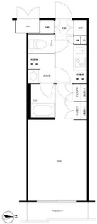 ルーブル三軒茶屋伍番館【1階】の間取り