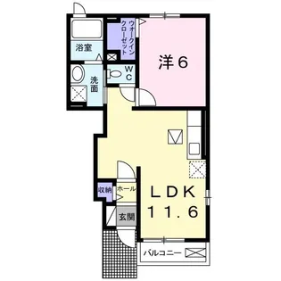 サニースポット【1階】の間取り