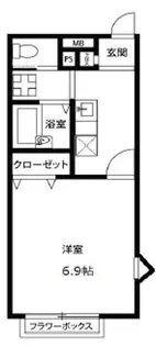 アムールY/S【1階】の間取り