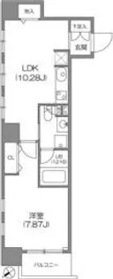 ルクレ新川レジデンス【6階】の間取り