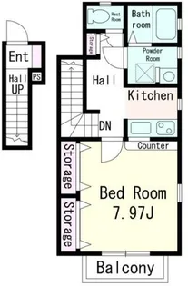 スフィア・コート【1階】の間取り