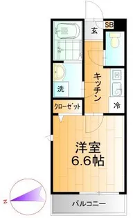 レストコート【2階】の間取り