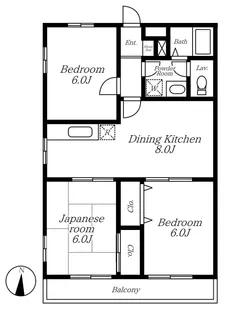 メゾンアイリス【3階】の間取り