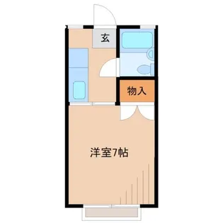 コーポエスポワール【2階】の間取り