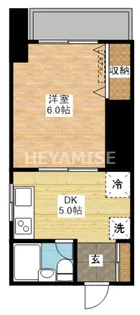 第二浜里ビル【2階】の間取り