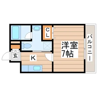 エルスタンザ通町【2階】の間取り