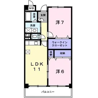 クエストオブインフィニティ-【4階】の間取り