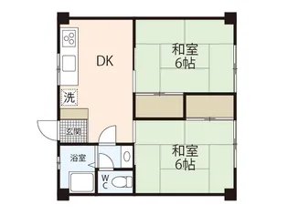 87g Woh 吉島東【2階】の間取り