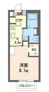 ベル・シャトー【1階】の間取り