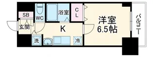 プレサンス名古屋STATIONアライブ【5階】の間取り