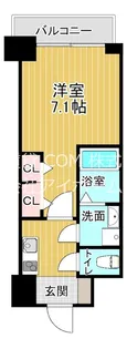 S-RESIDENCE高井田Central【8階】の間取り