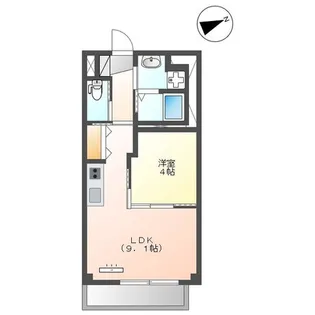 プルメリア【5階】の間取り