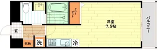ヴァンスタージュ姫里【6階】の間取り