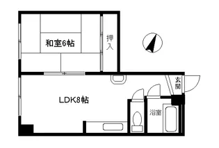 佳三マンション【2階】の間取り