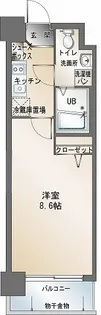 エンクレスト警固【3階】の間取り