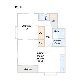 casa square【2階】の間取り