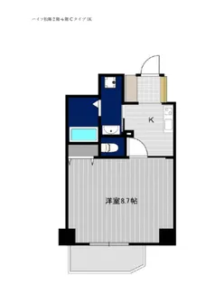 OVEST金沢八景【2階】の間取り