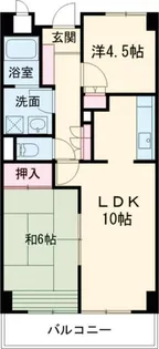 エフティプラザ聖蹟桜ヶ丘【6階】の間取り