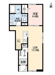 リーブルファイン川口桜町【1階】の間取り