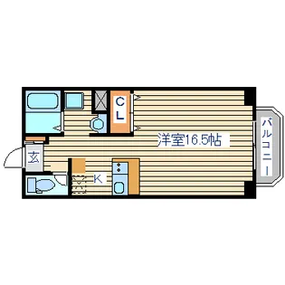 サンフェリーチェ・17【6階】の間取り