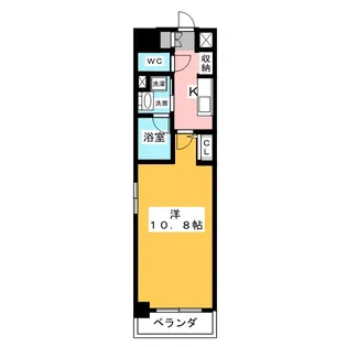 Chelsea Hatta【4階】の間取り