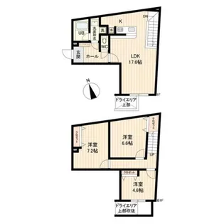 LiveFlat戸越の間取り