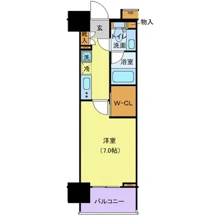 ルリオン豊洲ウォーターフロント【3階】の間取り