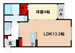 ココ・ルーク【1階】の間取り