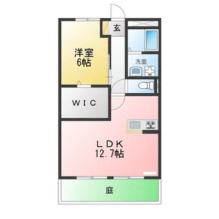 メゾンK鳥居松【1階】の間取り