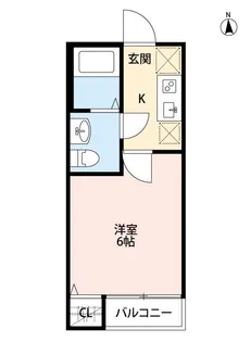 LAUREL観音【2階】の間取り