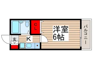 ラピス西馬橋【2階】の間取り