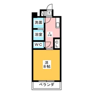 グランコート千種【3階】の間取り