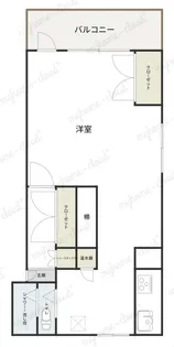 ベルハイムタマチ【10階】の間取り