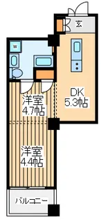 ブランコ キューボ【4階】の間取り