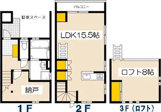 ウッドペッカーの間取り