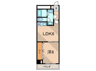 クロード・サン【5階】の間取り