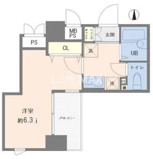 メインステージ日本橋箱崎II【5階】の間取り