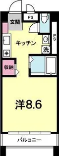 Station Side【3階】の間取り