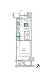 ヴィークブライト月島【2階】の間取り