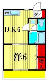 メイプル川間【1階】の間取り