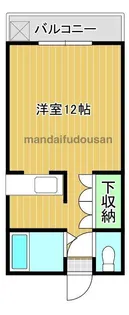 ラパン吉尾【1階】の間取り