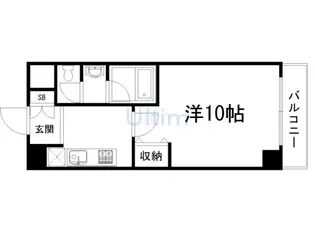 メディナ丹波口【10階】の間取り