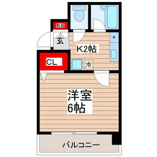 モンシェール錦糸町【4階】の間取り