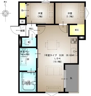 REGALEST川西III【1階】の間取り