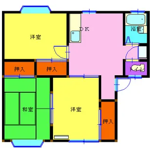 レジデンス若原A 202号室【2階】の間取り
