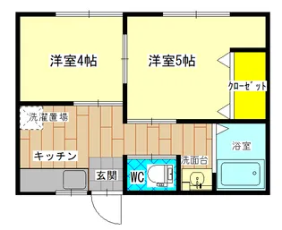 メゾン・ベルデ【2階】の間取り