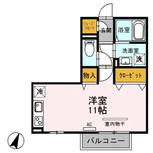 My Coronet B【2階】の間取り